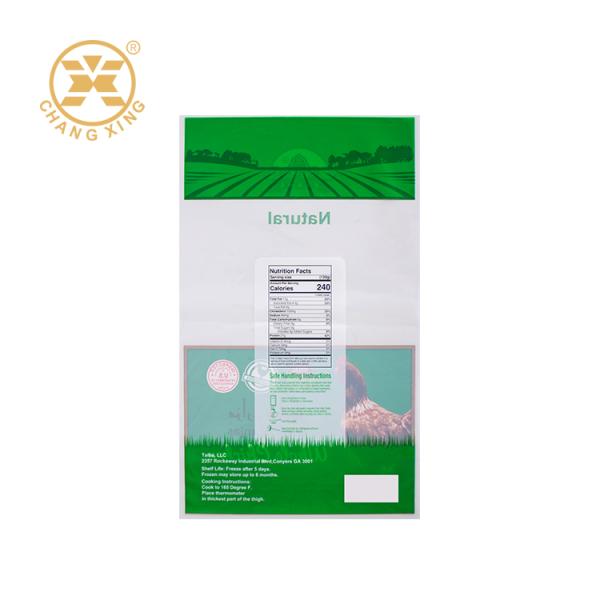 Bolsa de LLDPE proveedor en China Bolsa de embalaje industrial de alimentos de carne Agricultura Pollo de aves de corral Bolsa de pollo