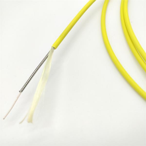10D Bending Radius Direct Indoor Spiral Steel Armored Optical Cable 1-12 Core 1km