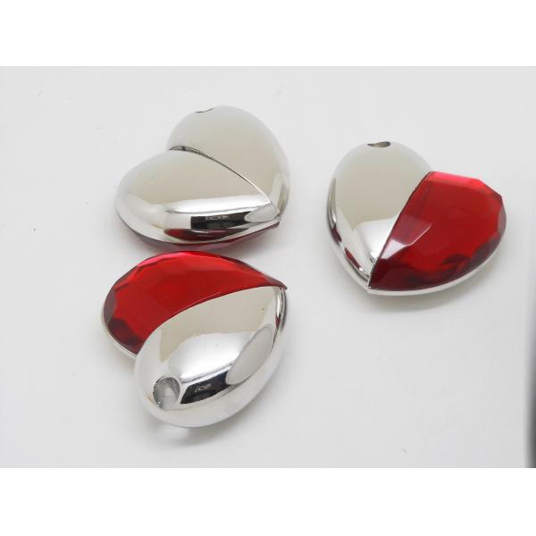 Спрятанный металл 64GB Кристл привода USB сердца стиля ювелирных изделий обломока внезапный