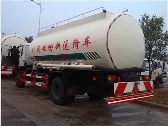 Cement Mixer Truck , Concrete Mixer Truck For Powder With Air Bag Suspension