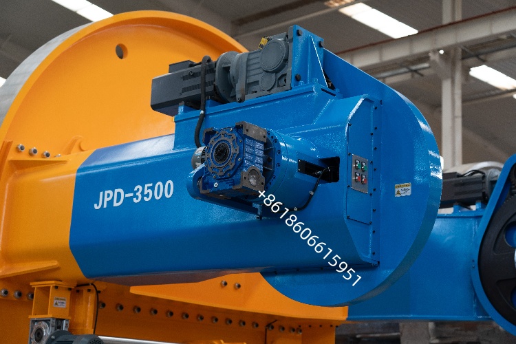 Compact Design Drum Twister: Ideal for Large Section Building Wires & Power Cables