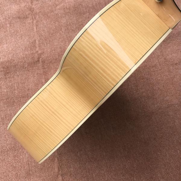 2018 New flamed maple custom G200 acoustic guitar Elvis Presley fretboard inlays
