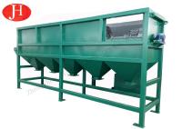 Équipement industriel de nettoyage de manioc de machine à laver de palette adapté aux besoins du client