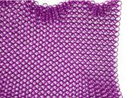 Maille d'anneau d'acier inoxydable de cloison de séparation pour le diamètre 8MM du mur rideau 1MM d'hôtel ouverts