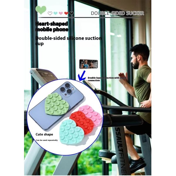 Explosive Wear-Resistant Silicone Double-Sided Suction Cup Phone Stand Multi-Style Design Desk Organizer for Mobile Phone Fixed