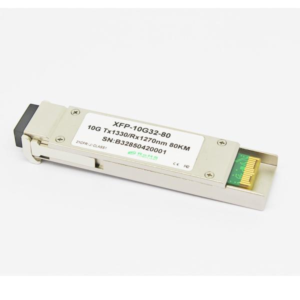 10G XFP BIDI Tx1330nm Rx1270nm 80kmの繊維光学のトランシーバー