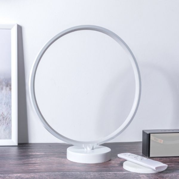 360 Degree Emitting Ring Lamp with Remote Control and 3000K Warm White LED Mood Light for Home Decoration