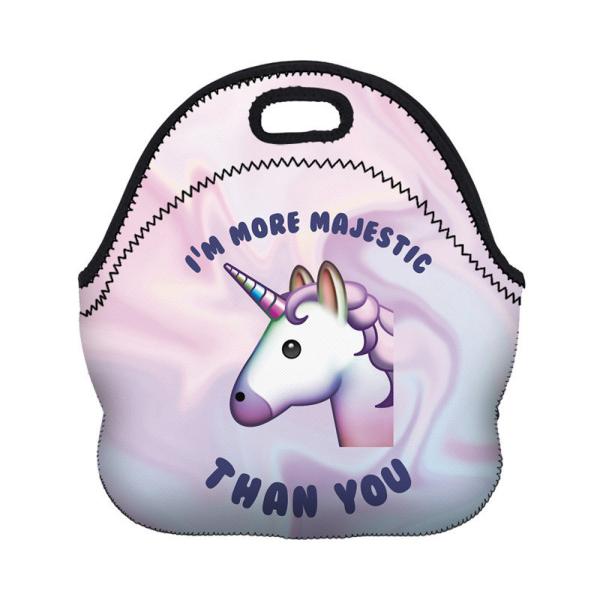 Reusable Outdoor Insulated Tote Lunch Bag Waterproof SBR School Cooler Bag