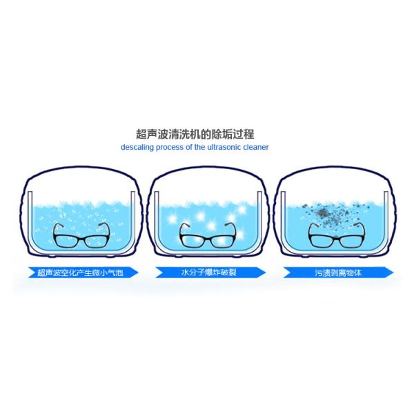 Electric Fuel and Cold Water Cleaning Cleaning Process Electronic mini jewelry/diamond ultrasonic cleaner JP-890