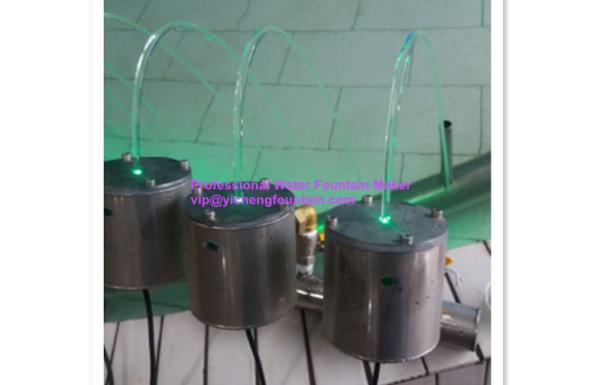 Super Mini Glass Light Water Fountain Equipment Jet LED RGB Lighting DN15 Inlet