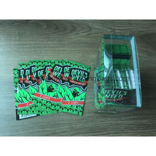 Aluminum Foil Self Sealing Translucent Cigar Packaging Bag