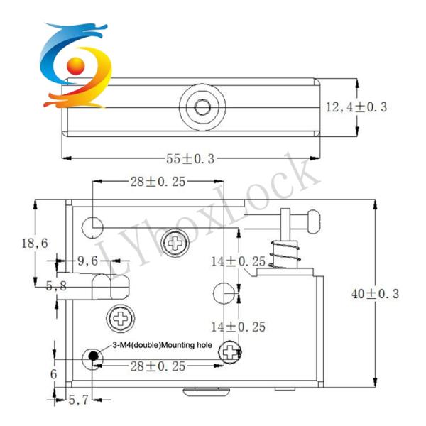Шкаф OEM 12v электрический запирает серебряную изготовленную на заказ электронную систему управления доступом