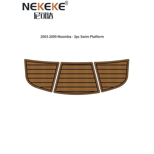 6mm Thickness UV Resistant Self-Adhesive Marine EVA Flooring for 2003-2009 Moomba Swim Platform Boat Deck Mat