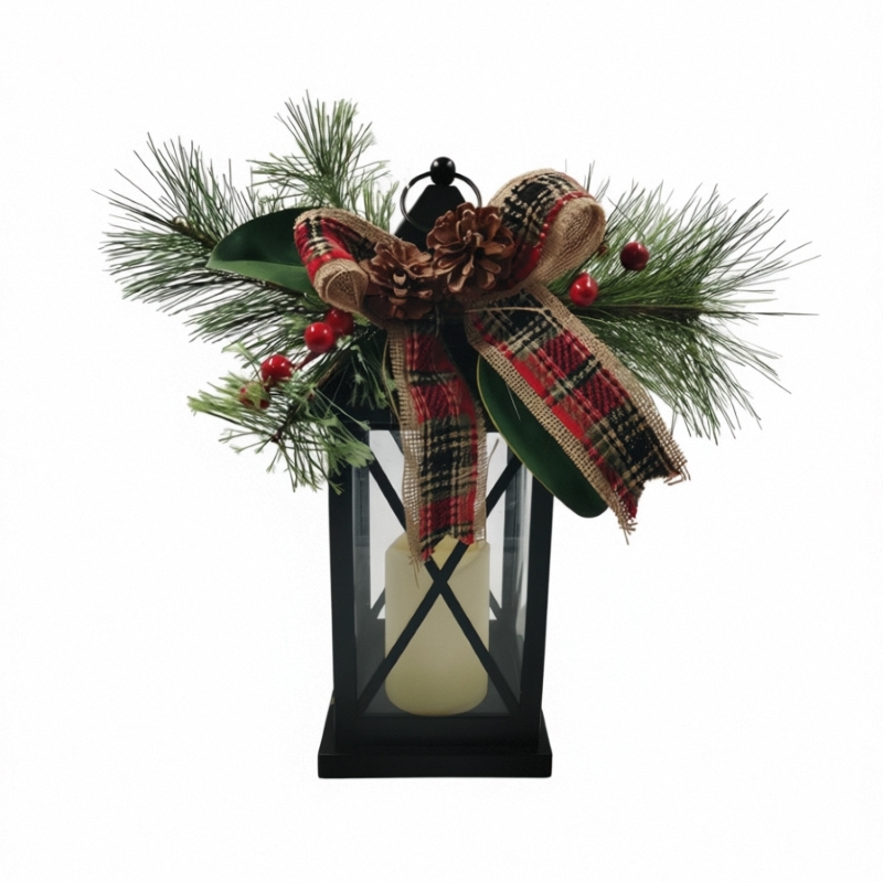 Customizable Metal Lantern Outdoor Lighting Fixture for Garden Decoration Patio / Event Ambiance