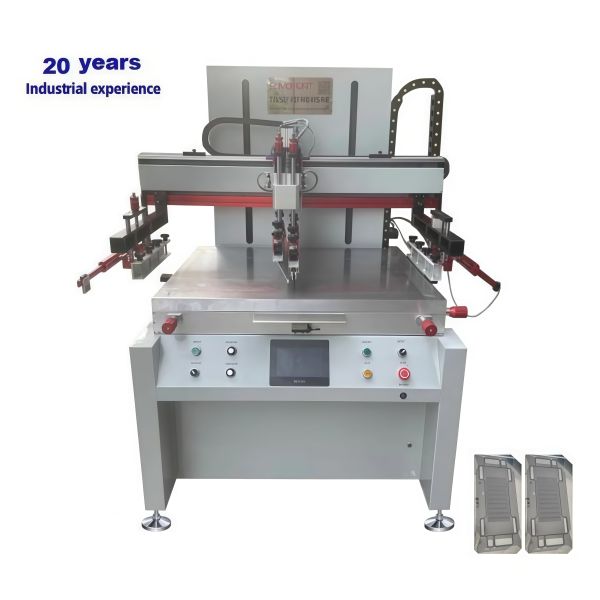 One Color Flat Screen Printing Machine Semi Automatic With PLC Control Motor Driven