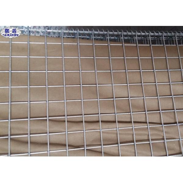 Heavy Duty Sand Filled Barriers Rock Filled Gabion Cages For Military