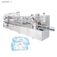 80-120pcs / Pack Limpeza molhada Máquina de fabricação Tipo acionado mecânico