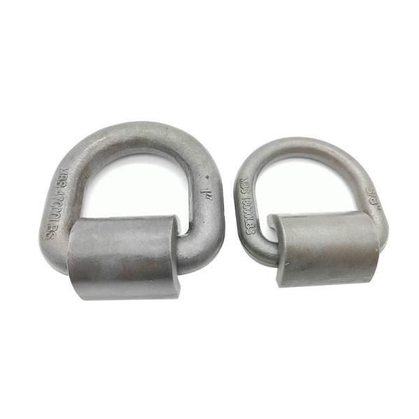 Carbon Steel Heavy Duty Trailer Weld On D Ring Forging Process and Surface Treatment