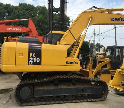 Excavadora de segunda mão de rastreador Amarela Máquina de excavadora usada