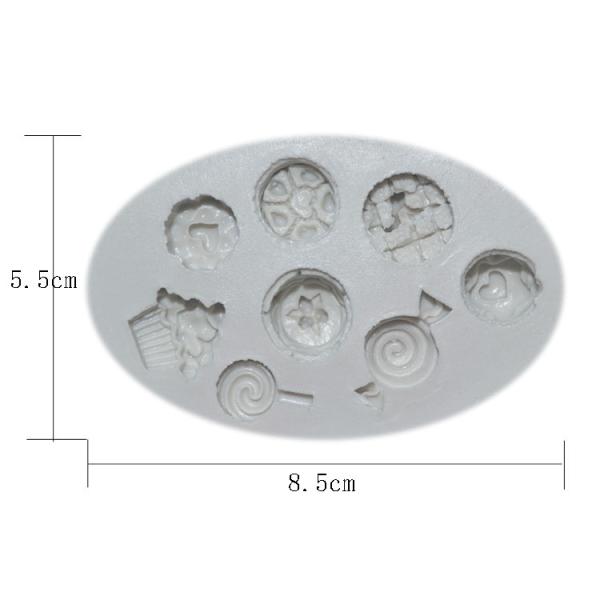 Cake Decoration Silicone Fondant Molds Food Grade Custom Size