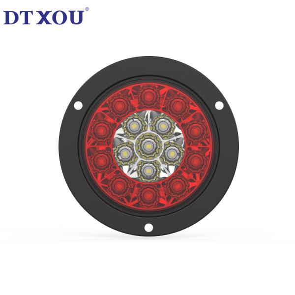 4 Inch Round  16 pcs Led Reverse Light Backup Lamp For Truck Trailer Boat Yacht 12v 24v