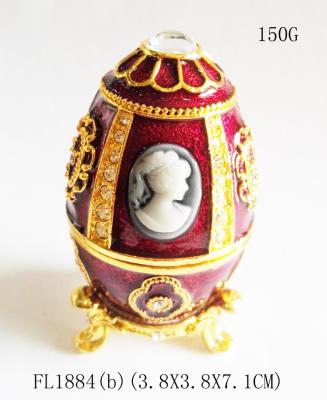 Faberge egg jewelry trinket boxes easter eggs jewelry box vintage home decor Christmas gifts decoration Russian Craft