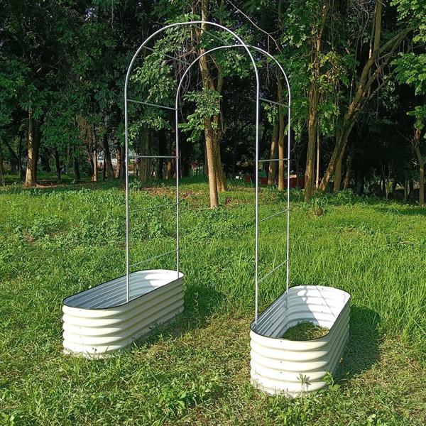 Sturdy Outdoor Garden Metal Trellis For Cucumbers 3 Ft×8 Ft Rustproof