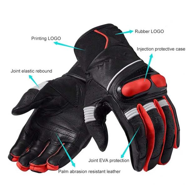 Stay Protected and Comfortable with These Custom Full Fingers Leather Gloves