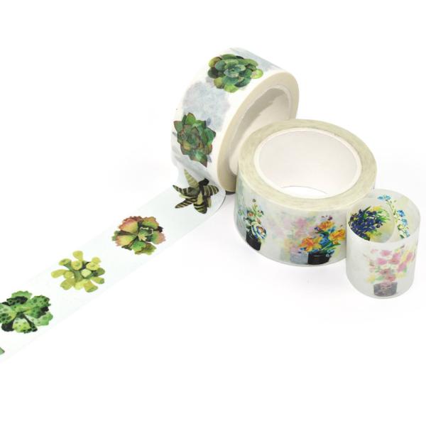 Карта Washi образца плановика журнала связывает клейкую ленту тесьмой водоустойчивой бумаги Washi