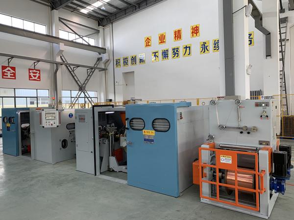 Advanced Electronic Pitches Double Twist Buncher Stranding Machine For Fit Wire