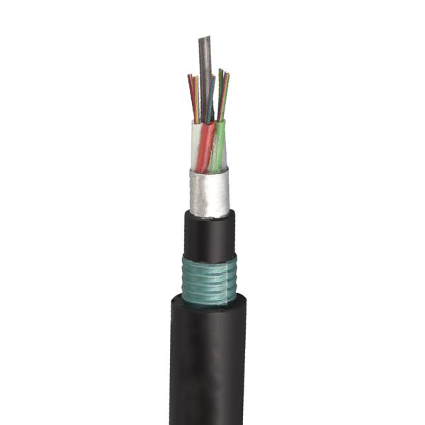 96-144 core GYTA53 Direct Buried Fiber Optic Cable / Submarine Optical Cable