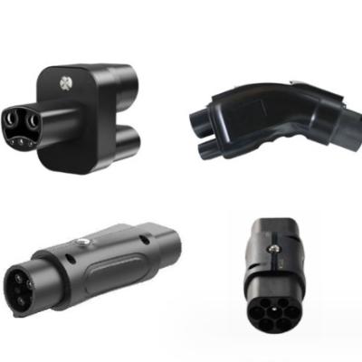16A 32A Tipo 2 para GB/T Tipo 1 j1772 para Tipo2 ccs1 ccs2 para Schuko adaptador de carro elétrico para Tesla