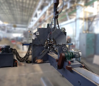 3KW 16m Steel Light Pole Welding Machine Automatic Steel Pipe 500mm