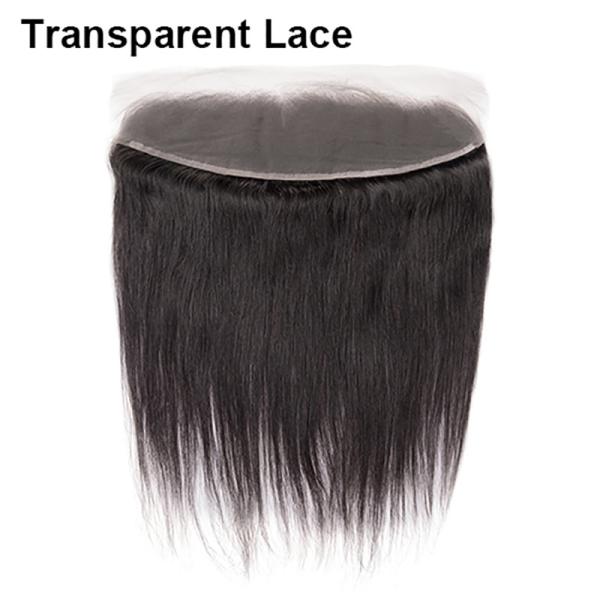 13 X 4 Transparent Lace 100% Brazilian Virgin Hair Extensions For Young Girl