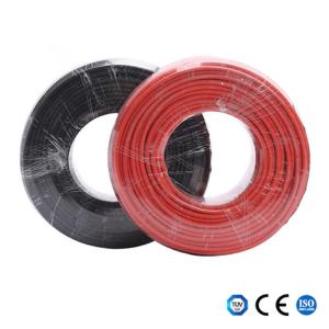 Tuv Approval Red Black Dc 4mm2 Pv Solar Power Cable Wire For Solar Panel