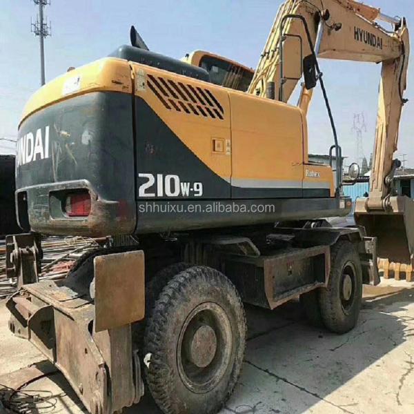 used high quality wheel excavator hyundai 210-7/second hand wheel excavator Hyundai 210-7 on sale