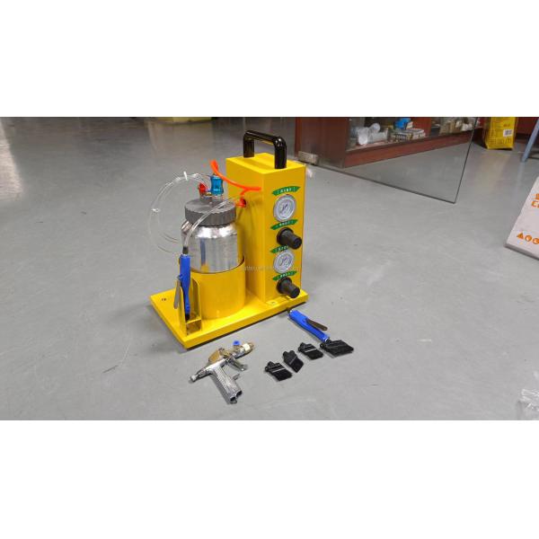 Precise Control Leather Gluing Machine Easy Cleaning Glue Brushing Machine