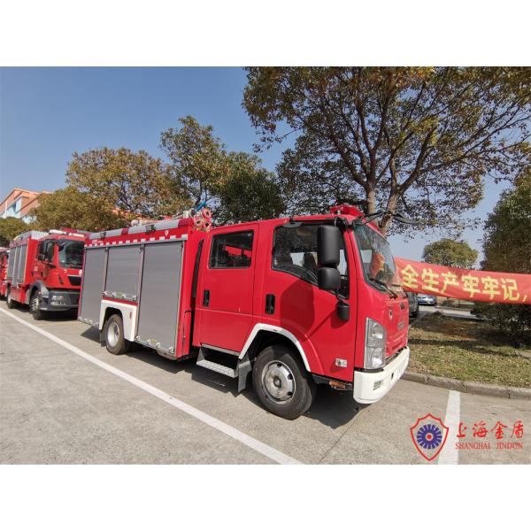 Stainless Steel Foam Fire Truck With Pump Monitor 2500L 10 Ton