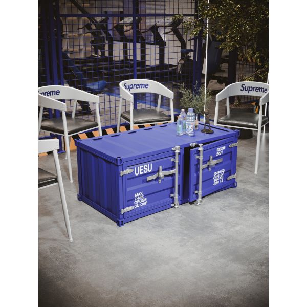 Industrial Iron Coffee Table Storage Cabinet For Living Room Internet Celebrity