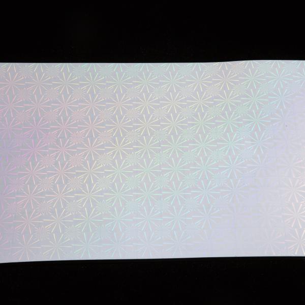 Customizable Label Printing Inkjet Print Holographic Self-adhesive Film PP Cold Transparent Holographic Lamination Film
