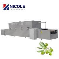 O tipo da correia transportadora do equipamento de Olive Leaf Industrial Microwave Dryer personalizou