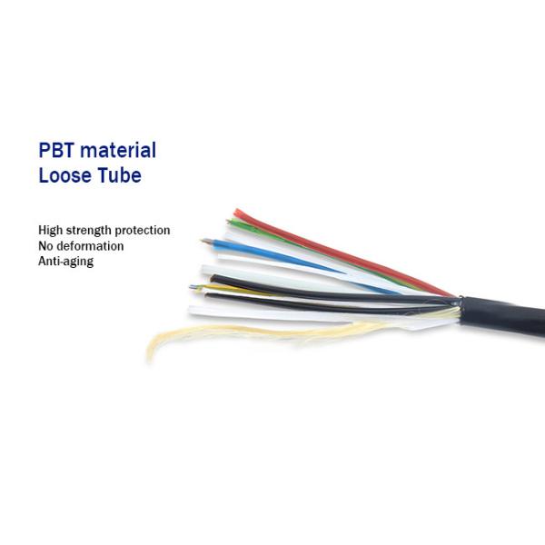 Мультимодный силовой кабель волокна оболочки HDPE, кабель меди волокна 4 ядров гибридный