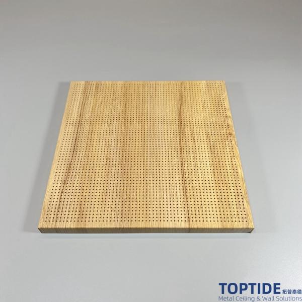 Decorative Aluminium Suspended Metal Ceilling Panels Office Building Sound Absorbing Material