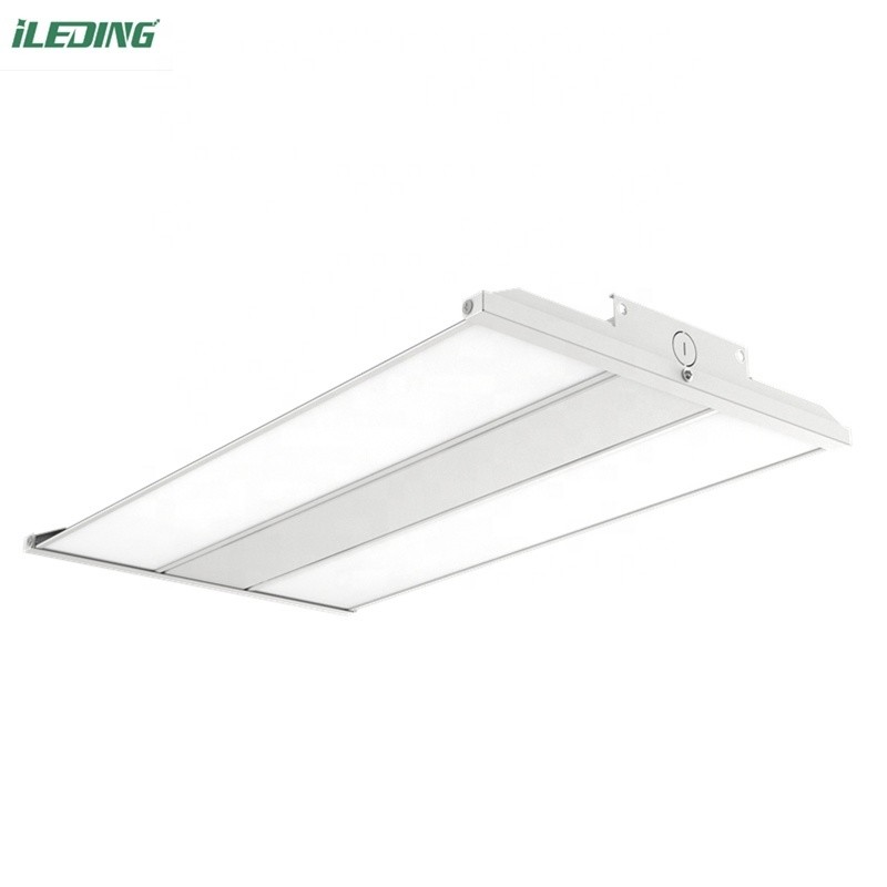 50000 Hours Lifespan PC Material Power CCT Switchable 2FT 105W LED Linear High Bay Light