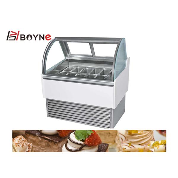 Замораживатель дисплея мороженого магазина чая молока витринного шкафа торта R134a