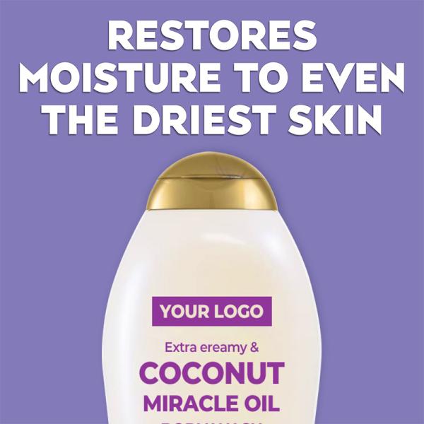 Moisturizing Extra Creamy Coconut Miracle Oil Ultra Deep Cleansing And Refreshing Body Wash Shower Gel