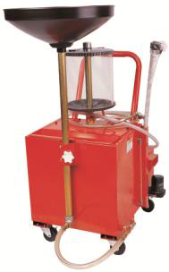 Capacidad electrónica auto 0.18kw de la máquina 20T del cambiador del aceite de los equipos de taller