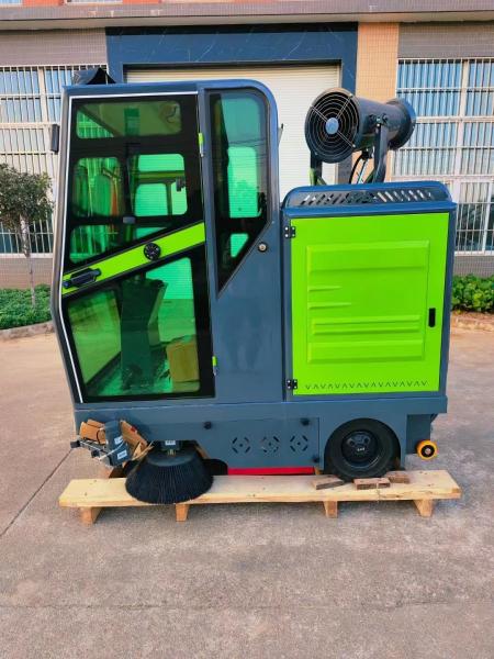 Pure Electric Industrial Street Outdoor Multi Functional Cleaning Machine Ride On Road Smart Sweeper