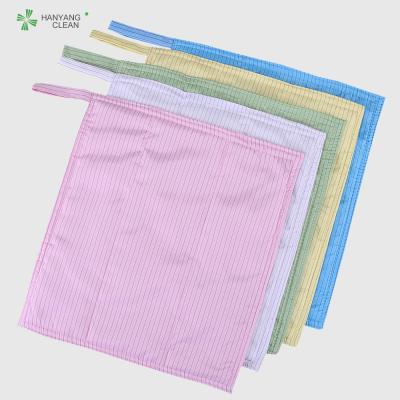 Fibra de poliéster e fibra condutora 3 do microfiber camadas de pano de limpeza