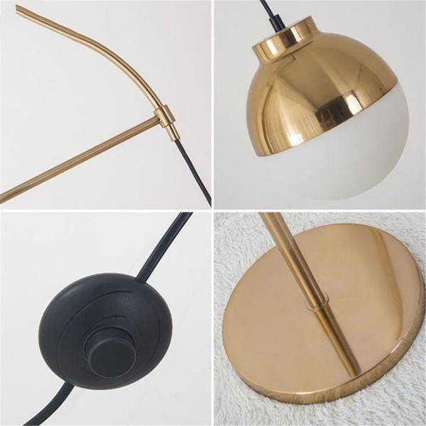 Adjustable Gold Home Decor Floor Stand Lights For Living Room Marie Adjustable Floor Lamp（WH-MFL-168)